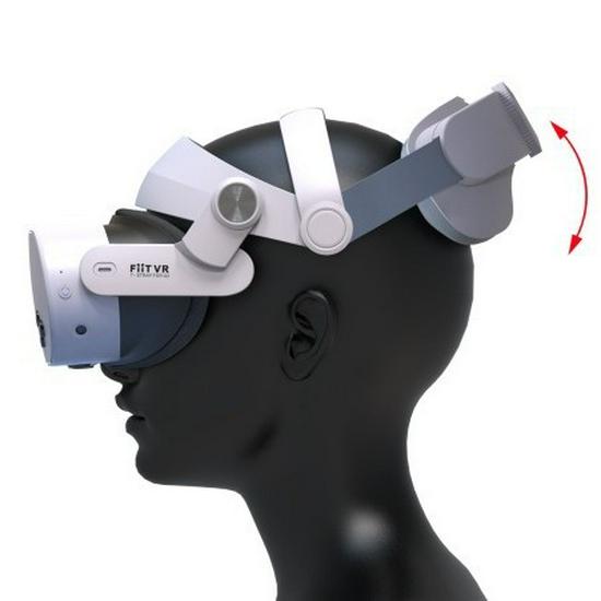 Meta Quest 3/3S VR Accessories T300 Elite Headset with Extended Battery Life