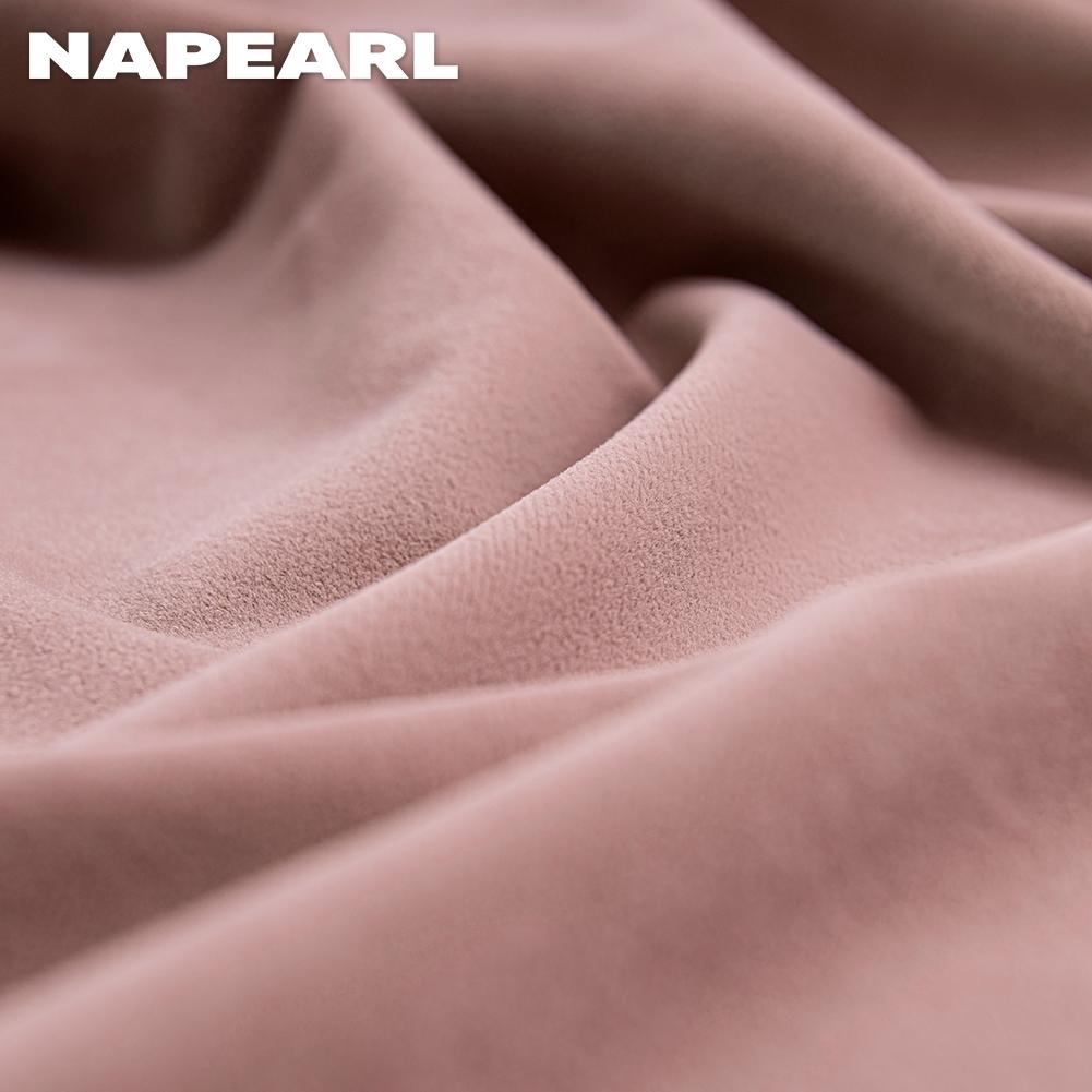 1PC NAPEARL 70-80% Blackout Multiple Solid Color Dyed Curtains For Living Room Bedroom Soft Curtain Home Decor