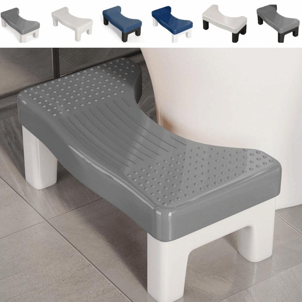 Sgabello Poggiapiedi Robusto per Bagno Sedia Poggiapiedi Antiscivolo Sgabello per WC Adulti
