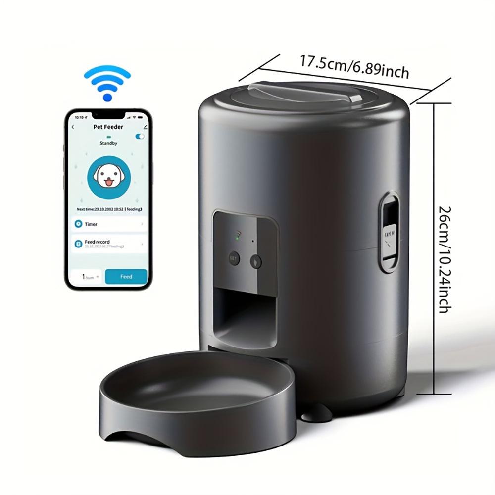 Smart Auto Cat Feeder with WIFI Camera & Remote Monitoring