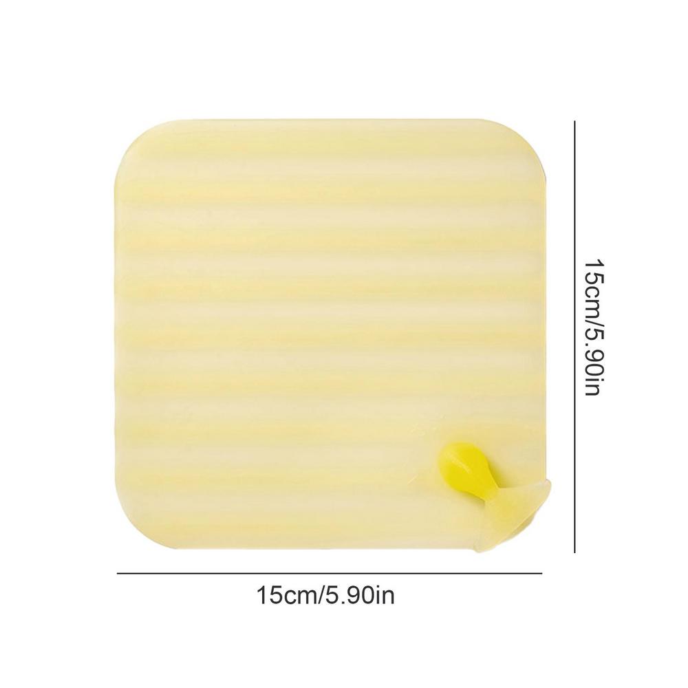 Shower Drain Covers Drain Cover Shower Floor Drain Patch Anti-Odor Silicone Shower Drain Stopper Mat Prevent Drain Odor Flexible