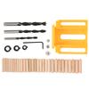 41PcsCelsiusSet Carpentry Wood Drilling   Tool   Straight Drill Hole Locator Woodworking Supply