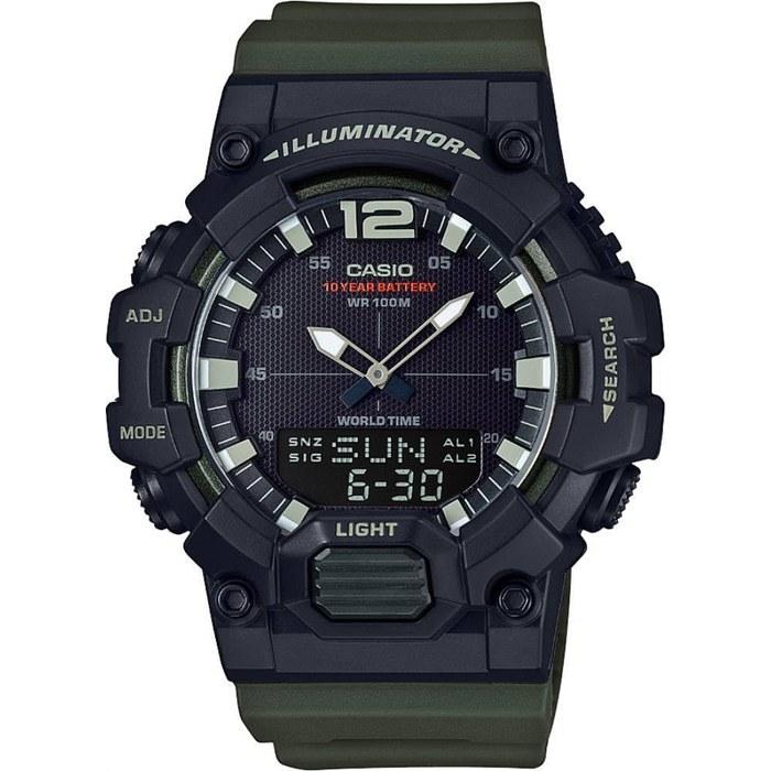 Casio Collection Men s Watch HDC-700, Green-Black, Bracelet