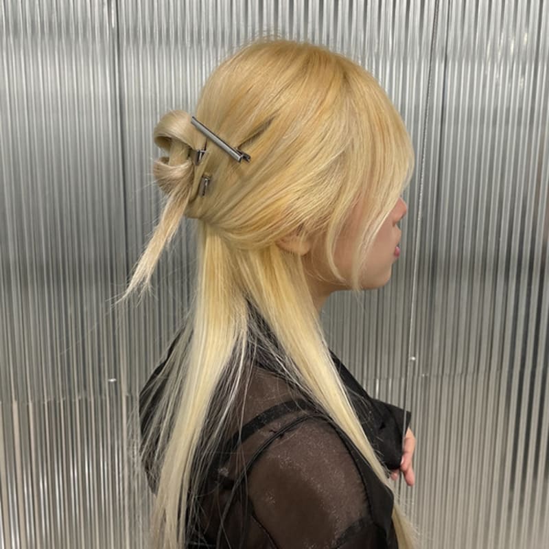 SENTIMENTS No.364 [silver] HAIR PIN 3SET TRIANGLE