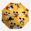 Mickey Mouse,Cartoon Character Automatic Folding Umbrella - Simple 8-Rib Design, Bright Cartoon Pattern, Durable Iron Frame, Suitable For Tr