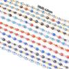 1 Meter Edelstahl 4,5 mm Kunststoff Truthahnaugen Perlen Ovalketten für DIY Schmuckzubehör Halskette Armband Ohrringe Herstellung