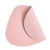 Irregular PU Leather Placemat Non-slip and Anti-scalding Dining Table Mat PC Bump Design Hotel Western Food Mat Non-slip Mat