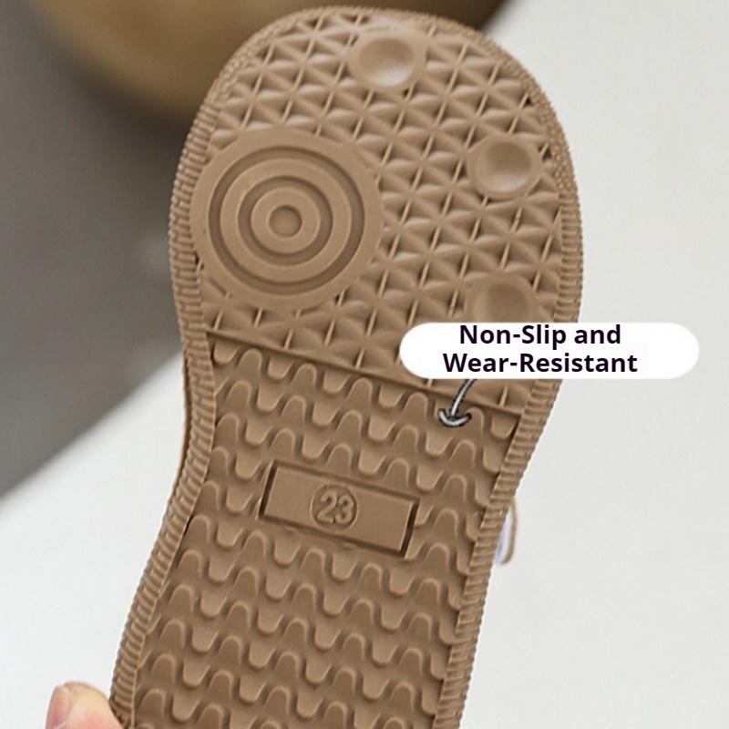 Children's Non-slip Sports Shoes Boys' All-match Sneakers Girls' Soft-soled German Training Shoes