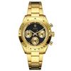 [OMECO] Watch Men's Omex DENMA Vintage Model Water Resistant To 3 ATM Omeco Watch Omeko Clock Homage Watch Omex Watch (Gold X Black)