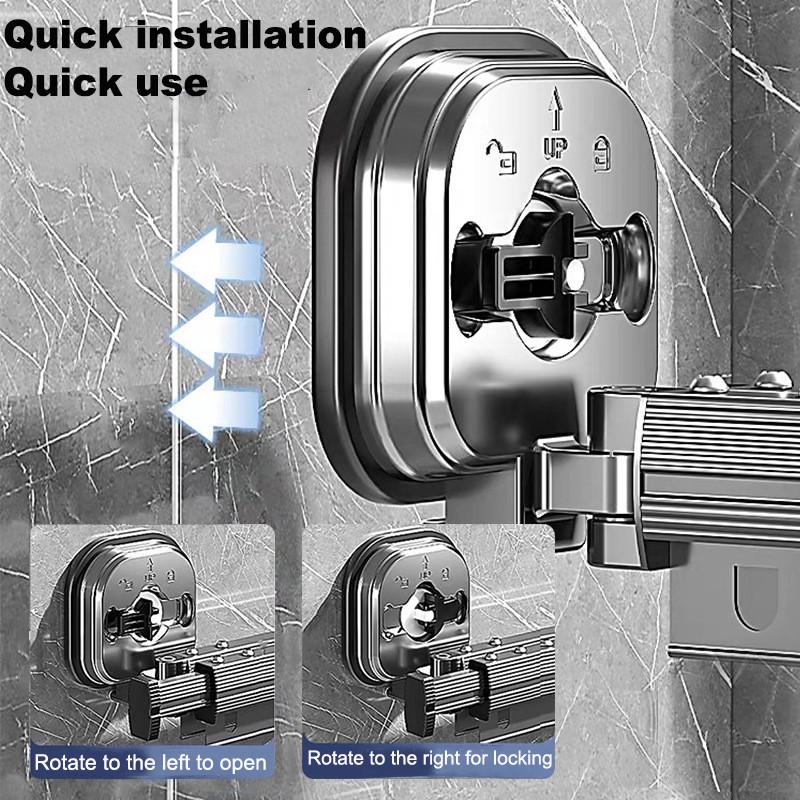 Einziehbarer Wäscheständer Wandmontierter Kleiderbügelständer Waschraum Zusammenklappbares Wäschetrocknungsgerät