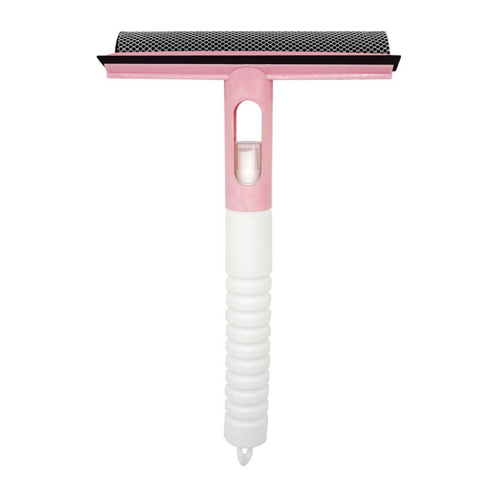 3 In 1 Window Cleaning Brush Glass Wiper for Bathroom Mirror Window With Spray