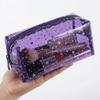 PVC Waterproof Transparent Makeup Bag Stars pattern Travel Beauty Organizer  Daily Use