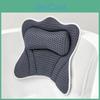 Nonslip 4d Bath Suction Pillow6 Cups Contouring Ergonomic Design For Neckshoulder Support Bathtub Cushion Bath Accessories
