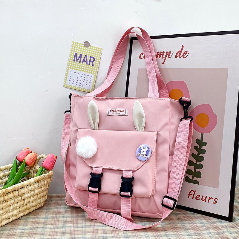 

Подростковая косметичка, новая женская сумка, модная и милая, вместительная сумка через плечо розовый