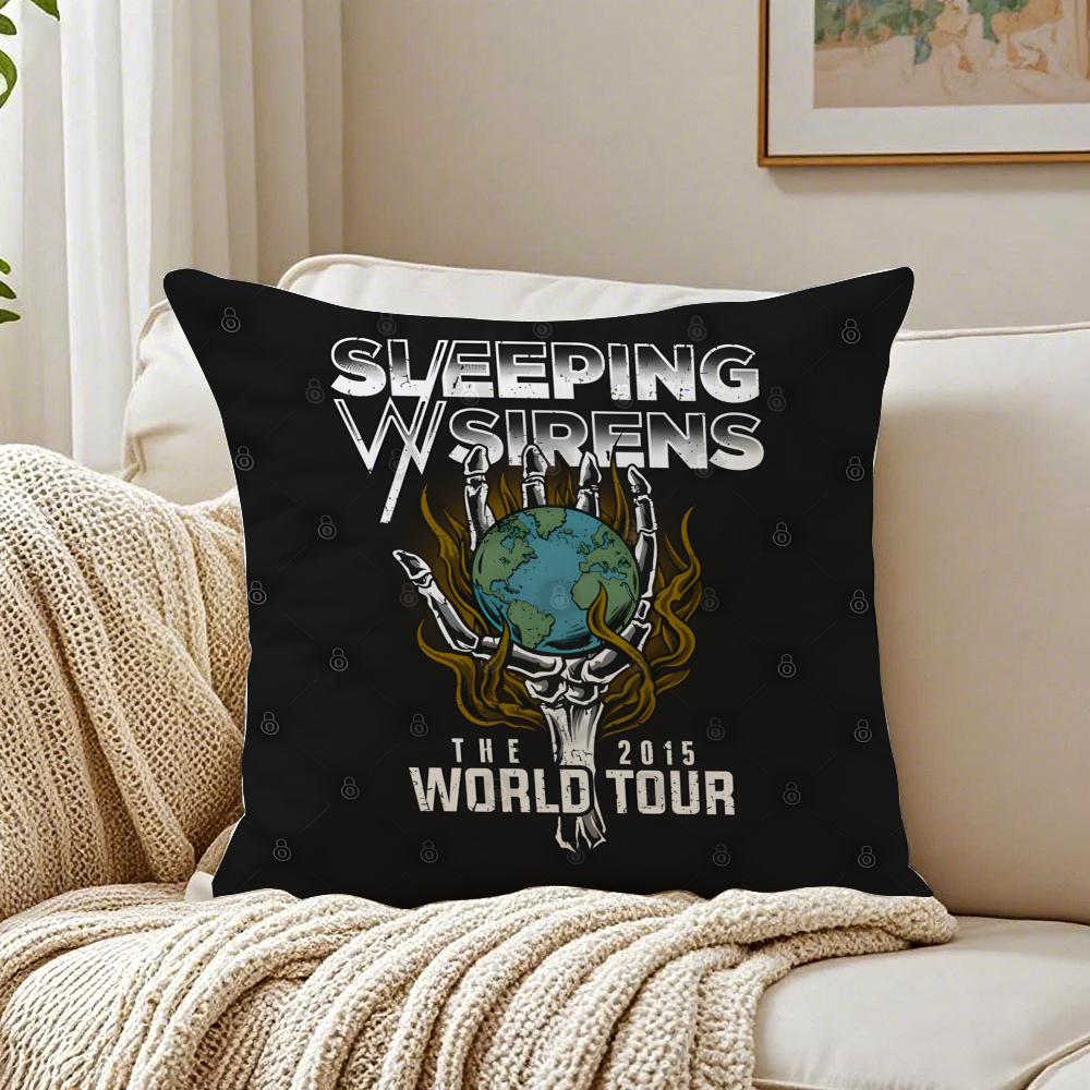album dark SSleeping with SSirens Cushion Cover Pillowcase Antidustmite living Room Sofa Decor Cushion Room
