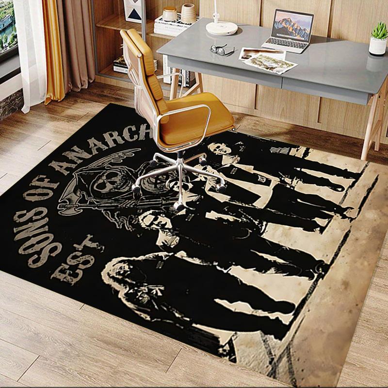 1pc Sons of Anarchy Carpet, Office Rug Outdoor Mat Home Decor Area Carpet Festival