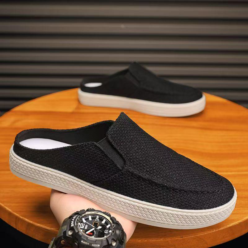 Atmungsaktive Herren-Slip-On Freizeitschuhe - Leichte, Weiche, Rutschfeste, Abriebfeste Halbschuhe