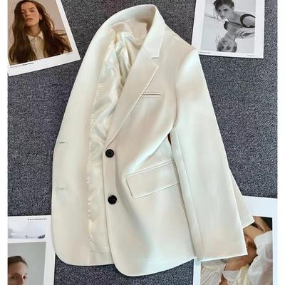 New Fashion Oversized Office Lady Jackets for Women Temperament Female Blazers Autumn Casual Long Sleeve Blazer Overcoats