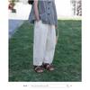 Girls Kids Casual Loose Solid Color Wide Leg Cropped Anti Mosquito Pants