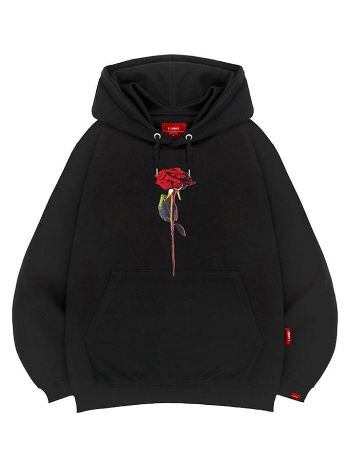 Rose Hoodie Unisex Big Size M~4Xl (B Type)