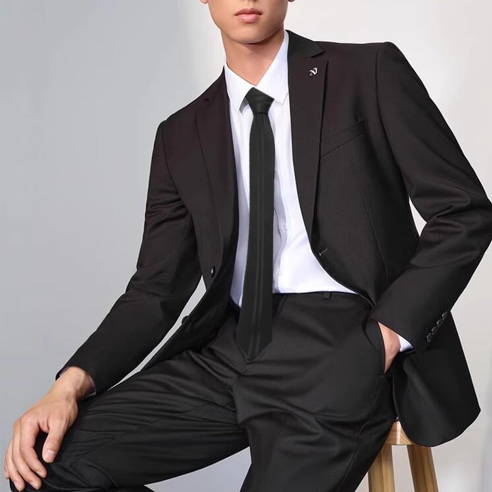 [FASELE] Men's Slim Necktie - Affordable, Suitable for Suits, Korean Style, Commuting, Parties, Fashion, Casual, Office, Business, Everyday Wear