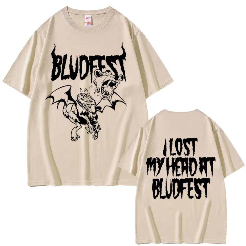 Singer Yungblud Bludfest 2025 Merch T Shirts Men Women Fashion Rock Short Sleeve T-shirts Men's Casual Cotton Oversized T-shirts