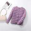 Autumn Winter Warm Women White Duck Down Slim Jackets Female Ultra Lightweight Packable Puffer Coats