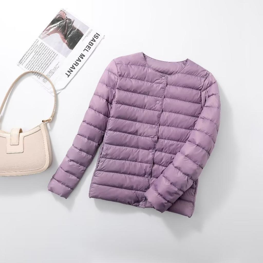 Autumn Winter Warm Women White Duck Down Slim Jackets Female Ultra Lightweight Packable Puffer Coats