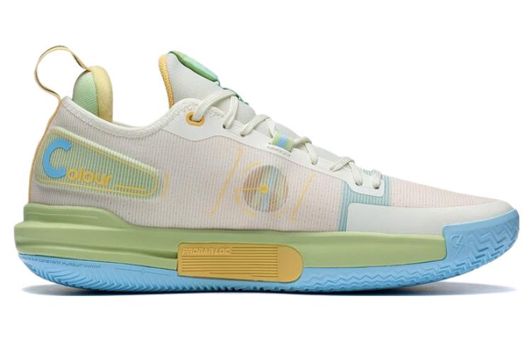 Li Ning Speed 9 Premium Basketball Shoes Men's Low Top White/Blue ABAS071-5
