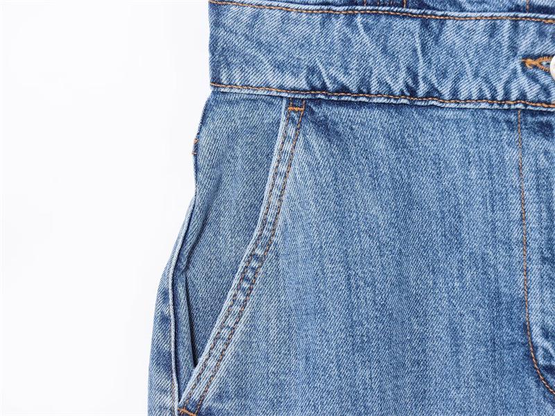 TAOP&ZA Women's Sleeveless Commuting Denim Jumpsuit