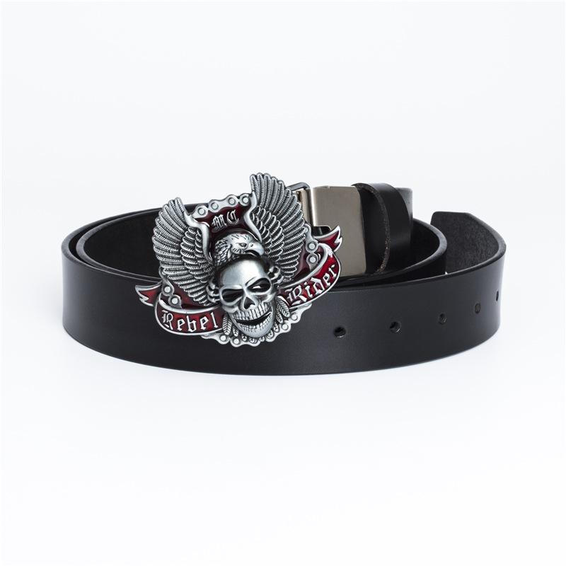 Buffalo Leather Retro Men's Casual Jeans Belt
