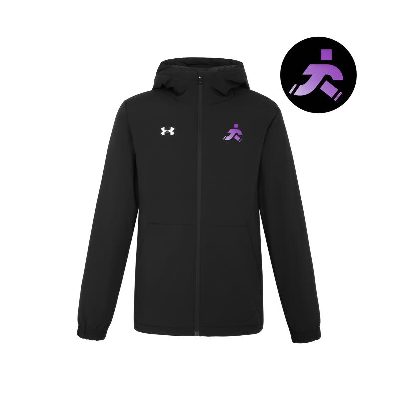 

Under Armour Красочная персонализированная ветрозащитная теплая спортивная повседневная хлопковая куртка с капюшоном, куртки унисекс C8-22600902 S