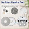 ECOVACS Washable Mop for N30 PRO OMNI Replacement Accessories (4-Pack) Consumables,
