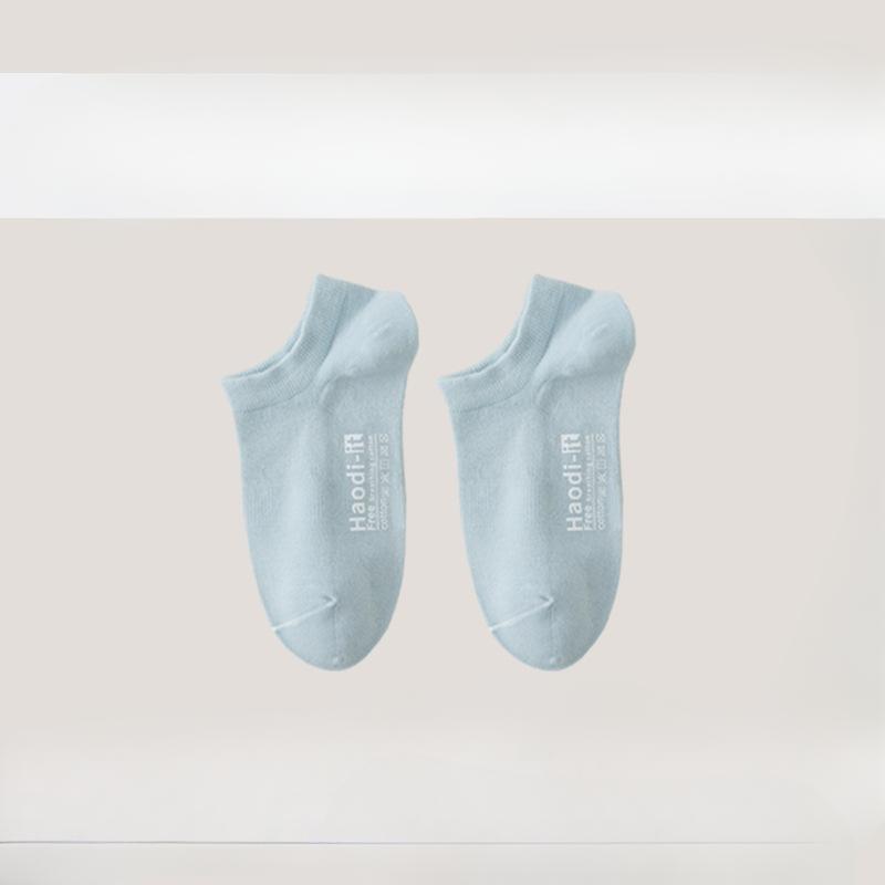 

Женские короткие носки из чистого хлопка с защитой от запаха, не скатывающиеся, противоскользящие, с не сползающей пяткой, влагоотводящие и дышащие носки 1 pair небесно-голубой