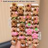 10 Multi-Colored Capybara Hair Ties, a Gift for Cute Girls, the Best Choice for Wearing When Going Out and at School