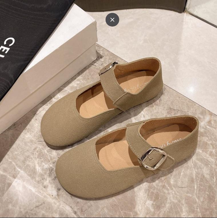 French Flat Mary Jane Shoes Women's New Retro All-match Light Loafers Women Soft-soled Driving Shoes Moccasin Zapatos