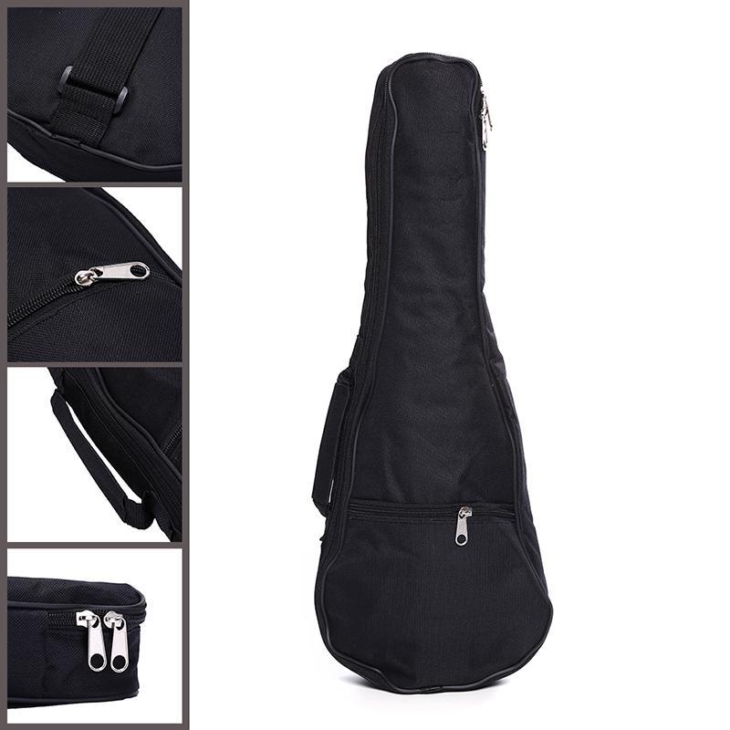 21 Inch Ukulele Waterproof Guitar Cover Gig Bag Soft Case Light Gear -Black