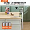 Commercial Can Opener, Heavy-Duty Manual Tabletop Cans Opener for Cans Up to 300 mm Height, Height-Adjustable Professional Can Openers Fixed with