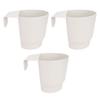Hanging Flower Pot Efficient Drainage System Fence Hanging Bucket Pot for Balcony Garden Handrail