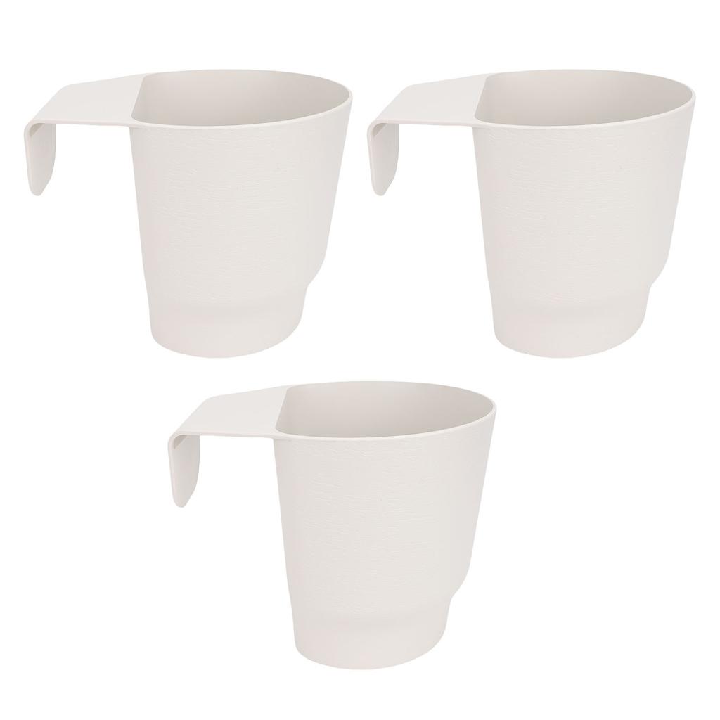 Hanging Flower Pot Efficient Drainage System Fence Hanging Bucket Pot for Balcony Garden Handrail