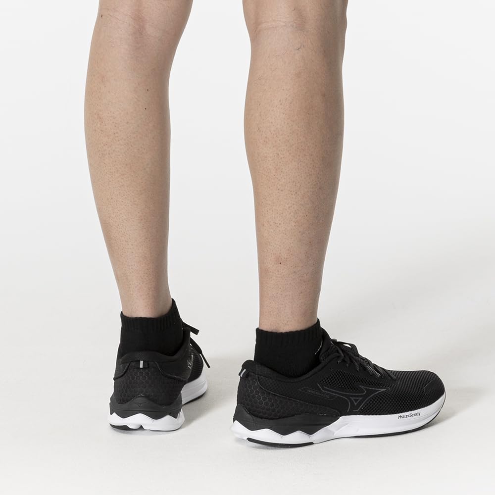 Sports Ankle Sizes cm [Mizuno] Socks, 3-Pair Pack, Length, 32JXB201, Black/Gray, 23.0-25.0