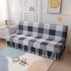 Universal Anti-slip All-Season Skirted Sofa Bed Cover for Armless and Foldable Sofas