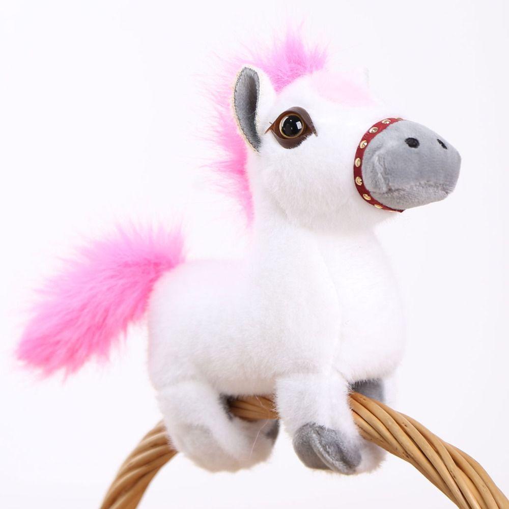 Wrist Style Plush Doll Slap Bracelet Cute Doll Simulated Horse Doll Birthday Gift