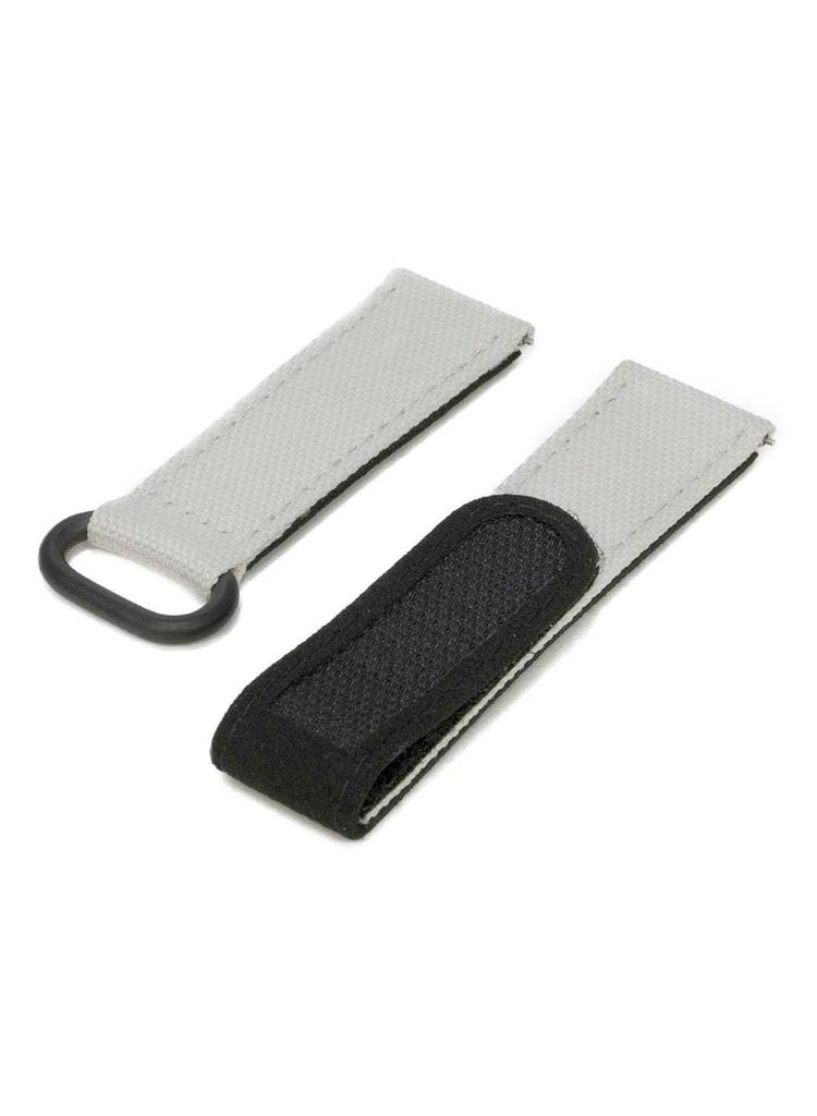 Rouen Recycled Plastic Ultrasuede Cassis Watch U1052D25 Strap, 22mm, White,