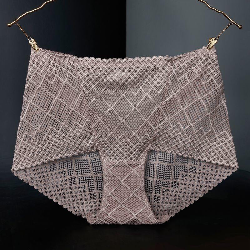 Σέξι Δαντελωτά Εσώρουχα για Γυναίκες με Ανοιχτή Μέση με Κοιλιακή Συμπίεση Άνετα Αναπνέοντα Καλοκαιρινά Τριγωνικά Εσώρουχα από Διχτυωτό Καθαρό Βαμβάκι