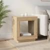 Side Table Sonoma Oak 60 x 40 x 65 cm Particleboard