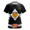 Dinosaur Squad Full Set of Character Muscle Print T-shirt Kids Role-playing Party, Short Sleeved Adult Plus Size Sports Top