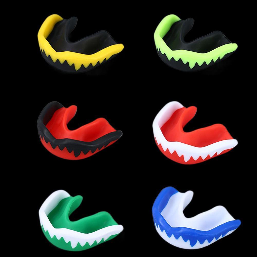 Safety Teeth Protector Color Contrast Mouthguard Durable Mouth Guard  Sports