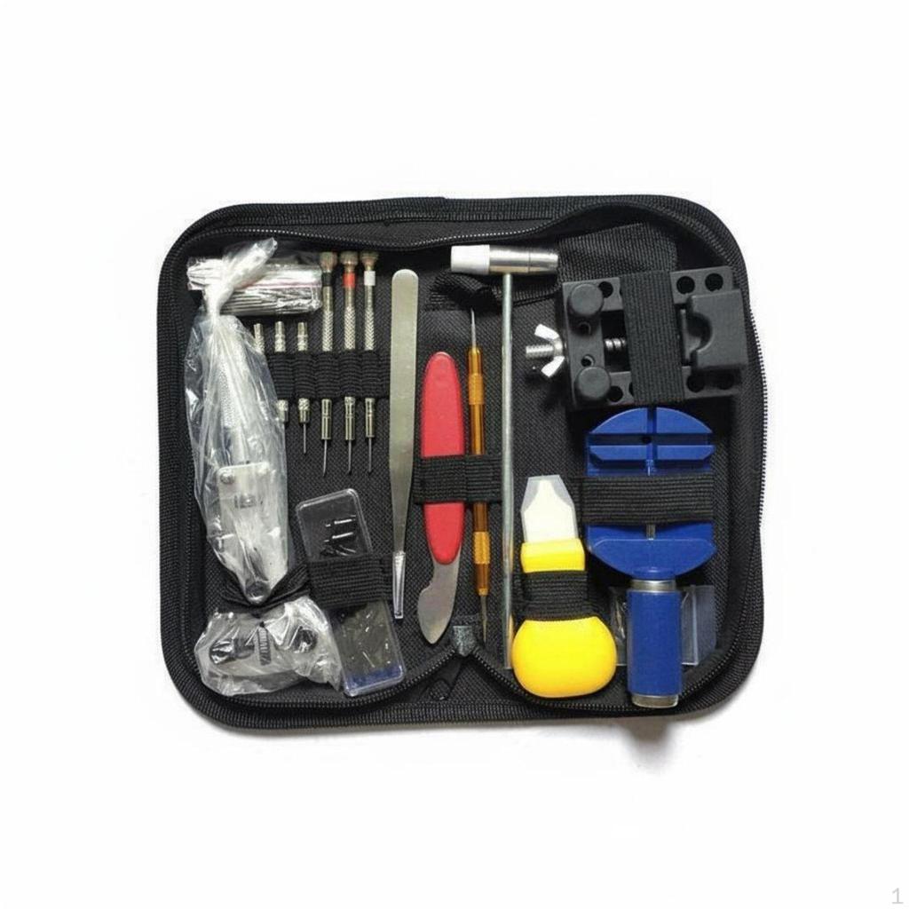 147 Pieces Watch Repair Tool Kit Portable With Carrying Case for Watchmakers,