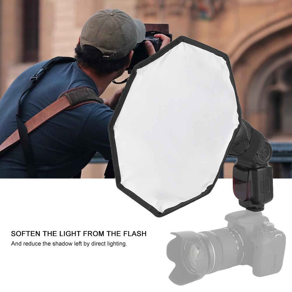 30cm Universal Mini Portable Softbox Diffuser for Flash Speedlite Speedlight